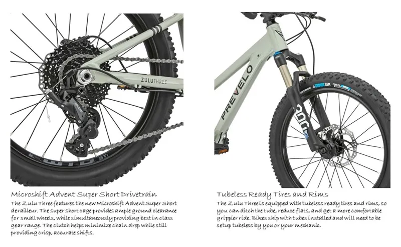 Prevelo Zulu Three 20 Inch Kids Complete Bike Go-Go Grey-5